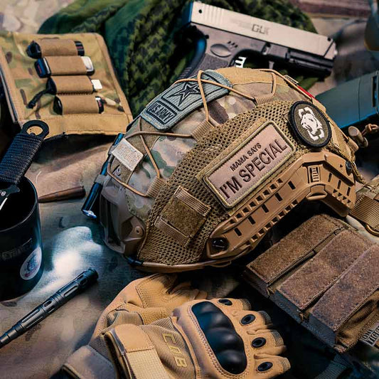 Tactical Multicam Helmet Cover for Ops-Core