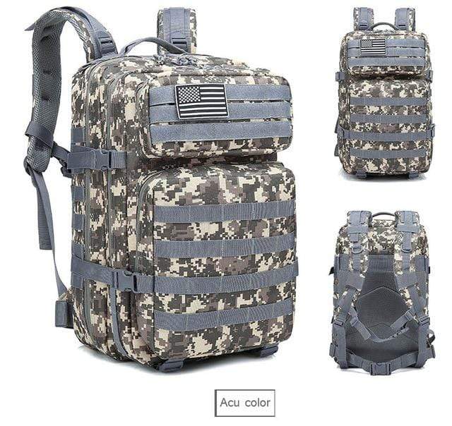 45L Military Molle Backpack Tactical Waterproof Rucksack