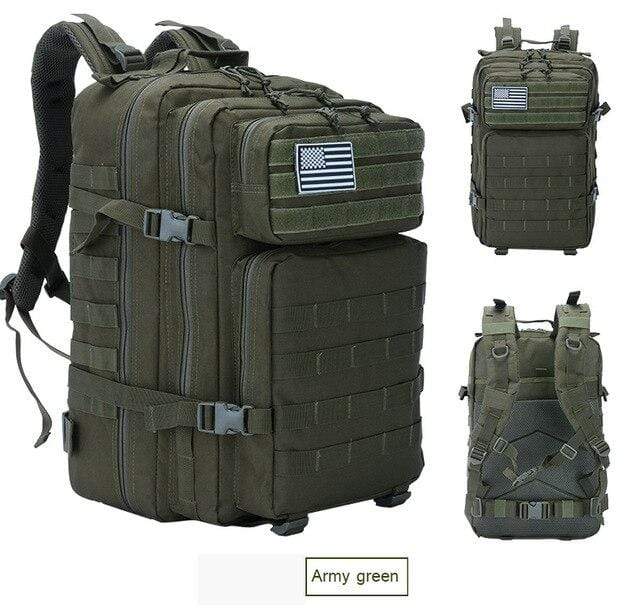 45L Military Molle Backpack Tactical Waterproof Rucksack