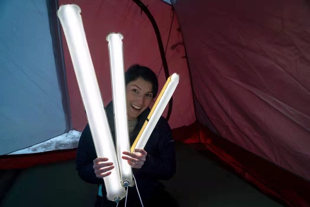 Portable Folding Inflatable Outdoor Magnetic Camping Light