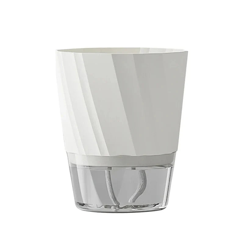 HYDROPOT – Self-Watering Plastic Flowerpot for Soilless Indoor Gardening