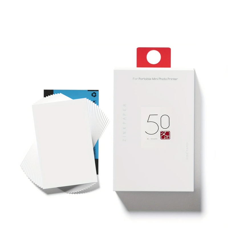 50pcs Print Paper for Pocket Mini Photo Printer