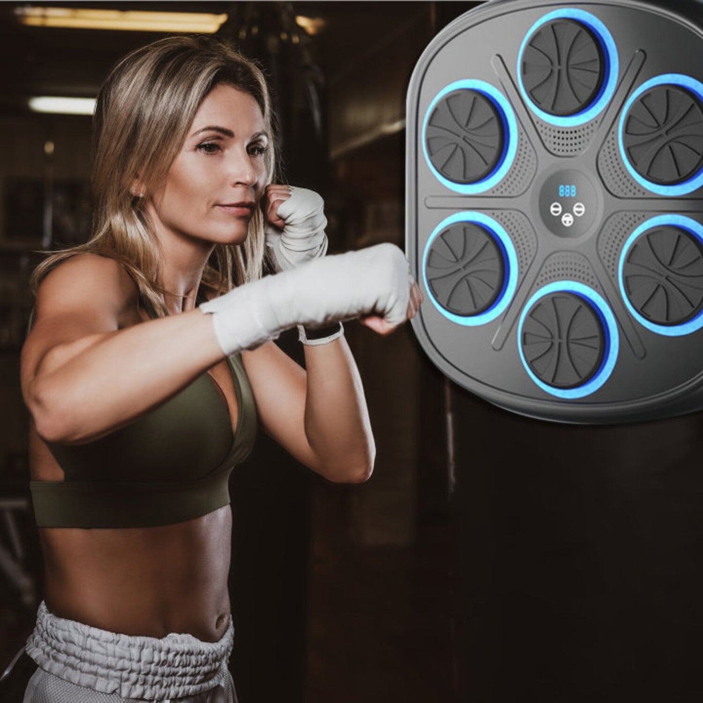 Avichic Music Boxing Machine with Boxing Gloves – Fun and Fitness
