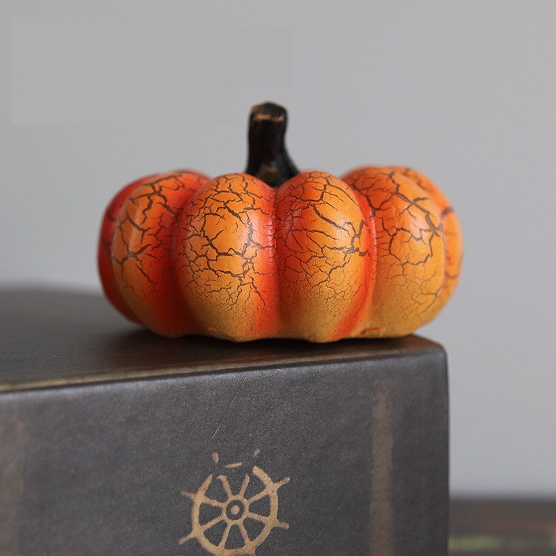 Jack O Lantern Pumpkin LED Lights with Battery Operated Mini Halloween Decorations