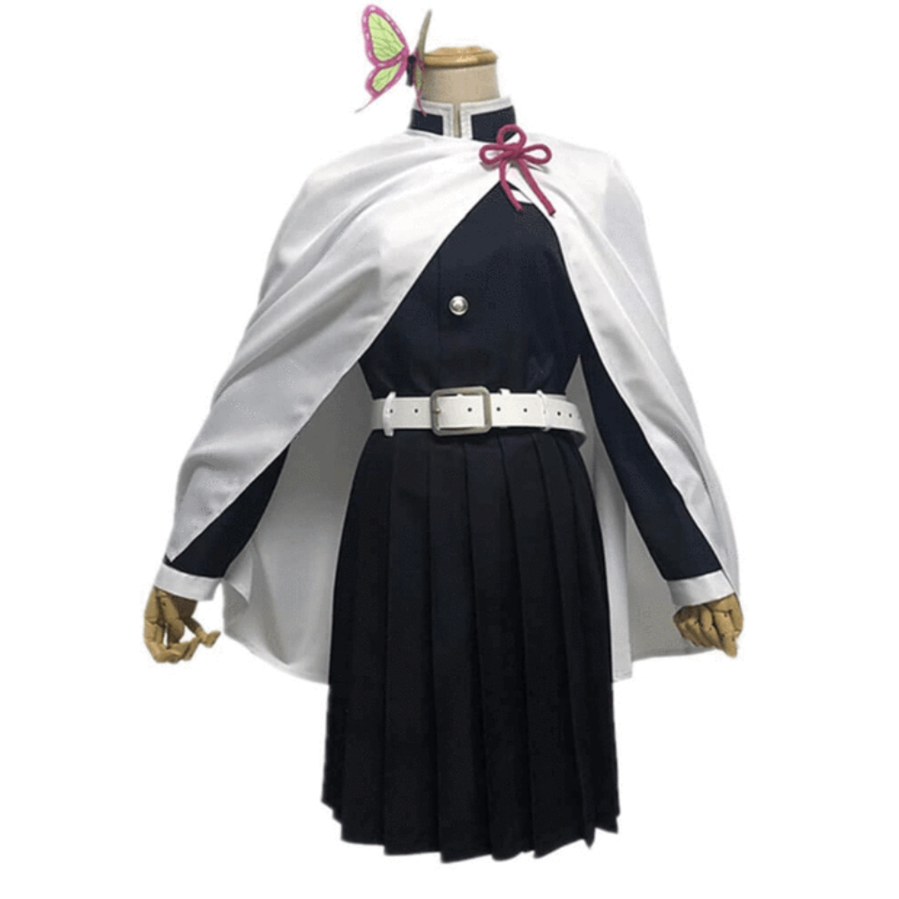 Kids' Halloween Anime Cosplay Costume and Outfit Set with Kimono Haori Jacket and Wide Leg Wraps