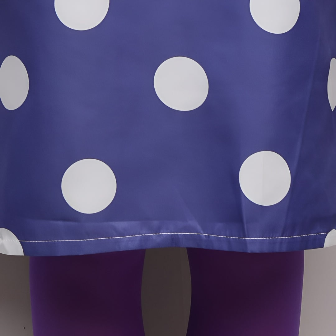 Kids' Halloween Cosplay Costume Polka Dot Dress with and Tights for Party and Themed Events
