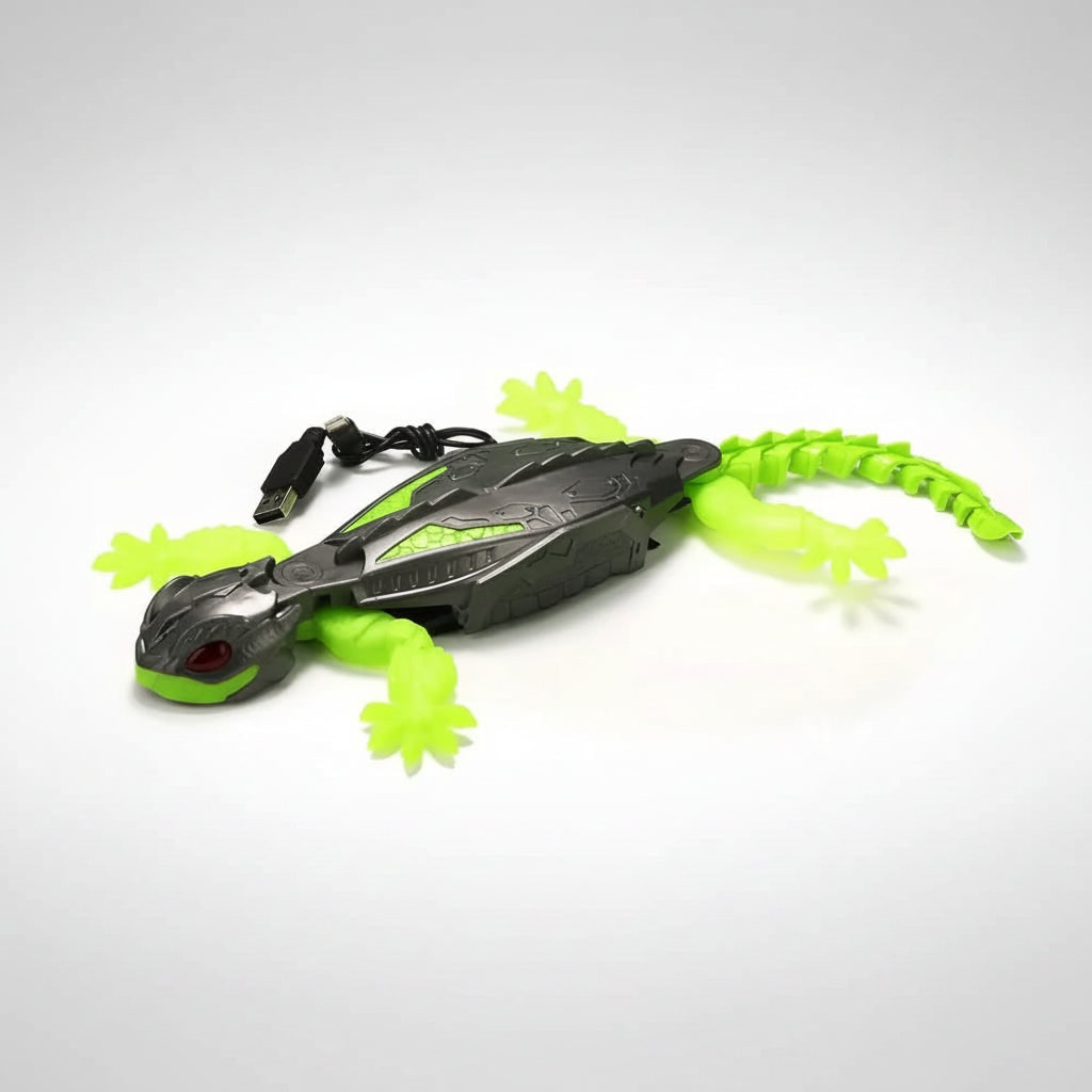 Kids' Halloween Remote Control Spider Wall Climbing Toy with LED Eyes and Suction Design