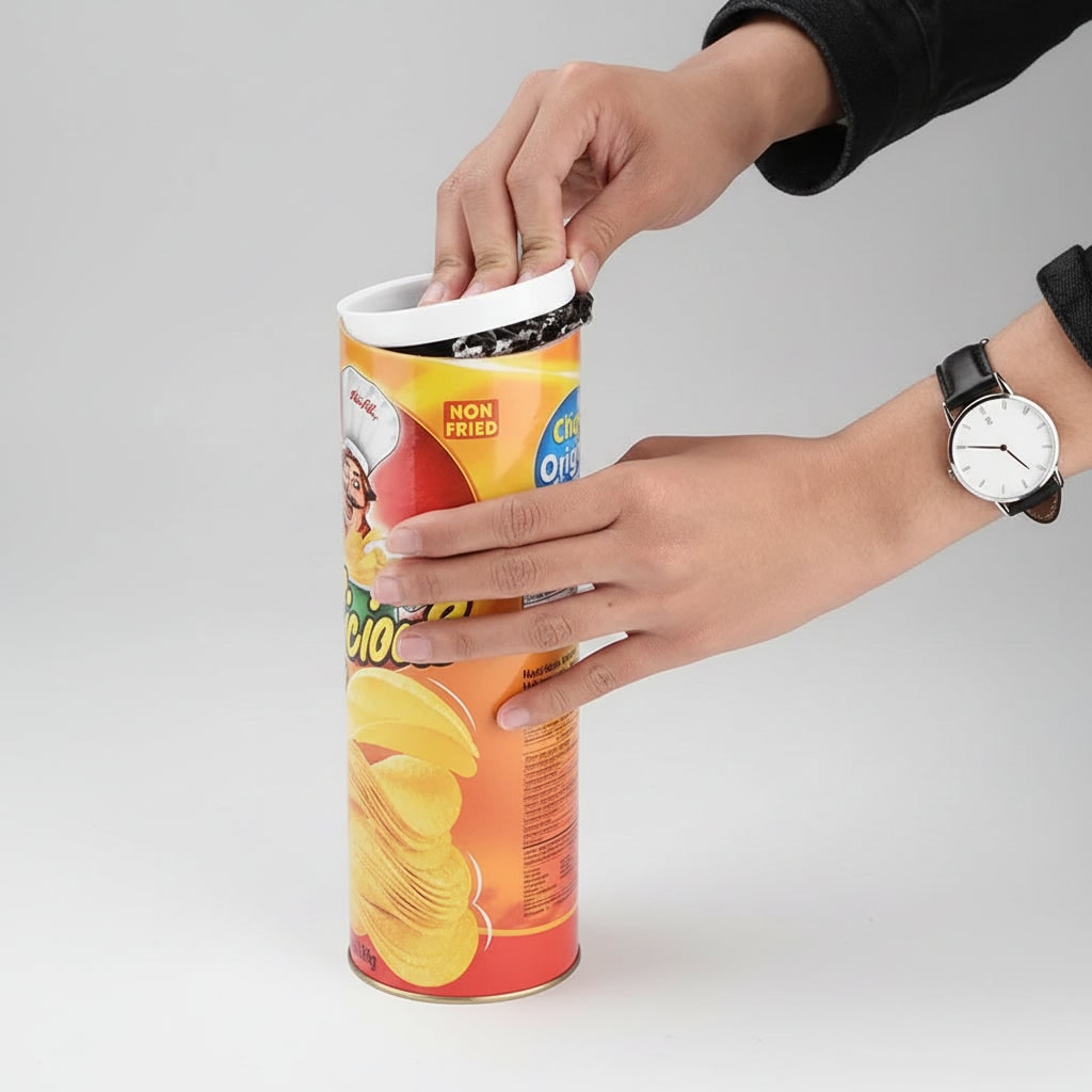 Kids' Halloween Snake in a Can Fake Prank Toy with Spring-Loaded Jumping Surprise for Party Decoration