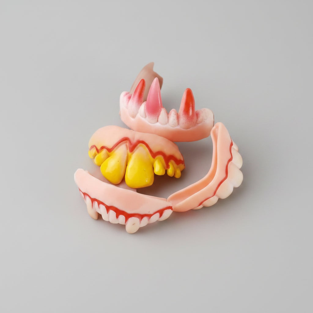 Kids' Halloween Vampire Teeth Snap on Fake Fangs and False Costume Full