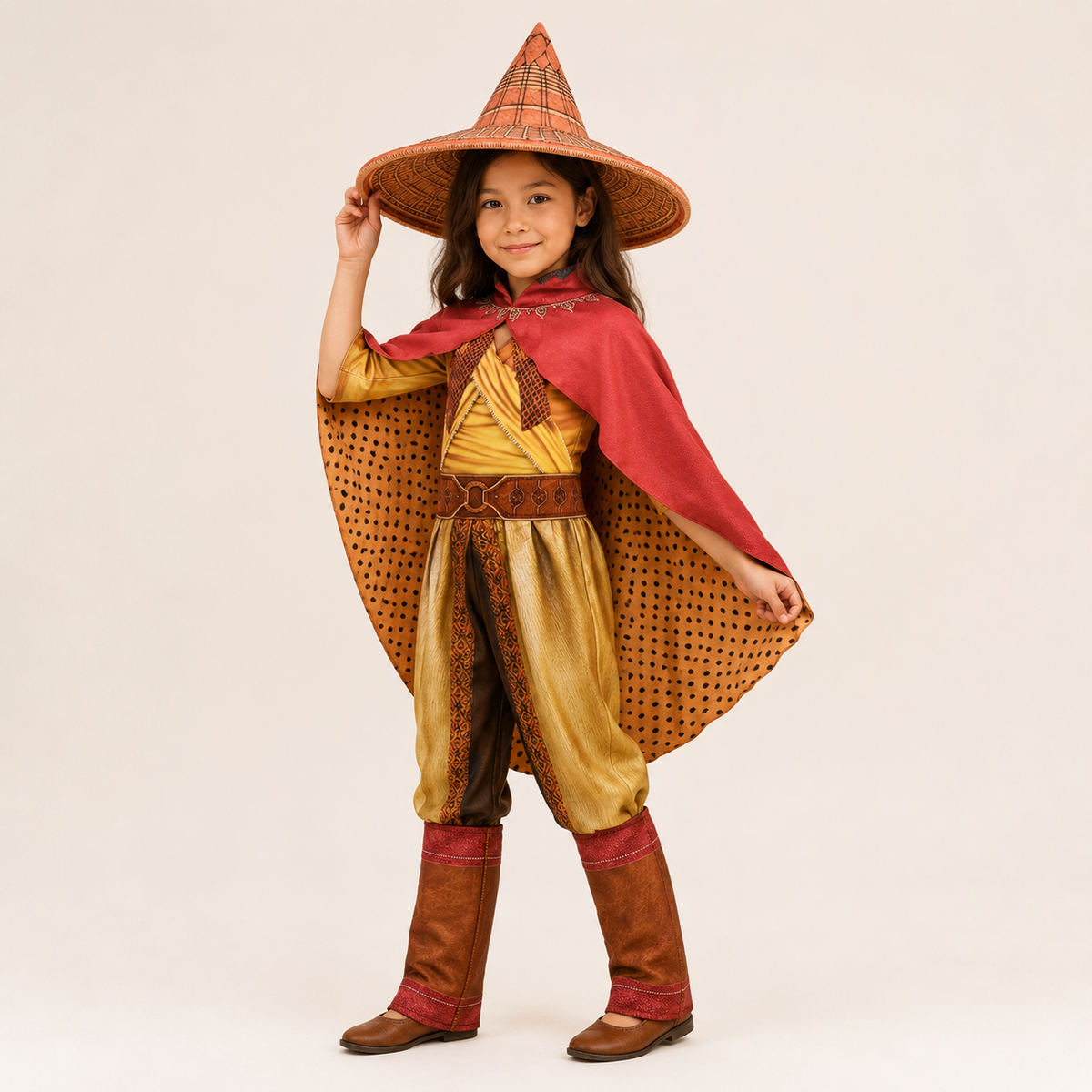 Kids' Halloween Viking Warrior Costume with Cape Woman
