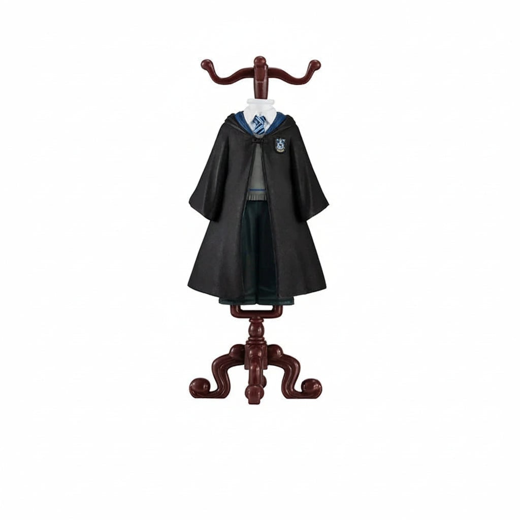 Kids' Halloween Wizard Collectible Figurine with School Uniform Robe and Display Stand