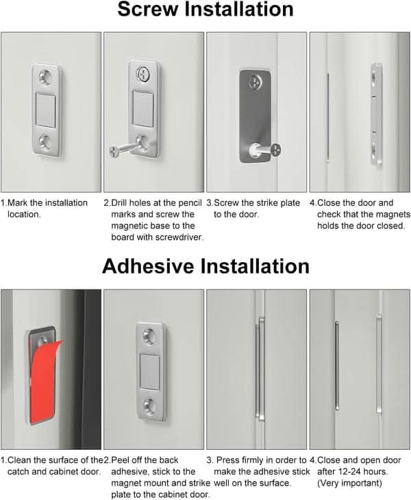 Latchnshut – Ultra-Slim Magnetic Door Catch for Silent Closure
