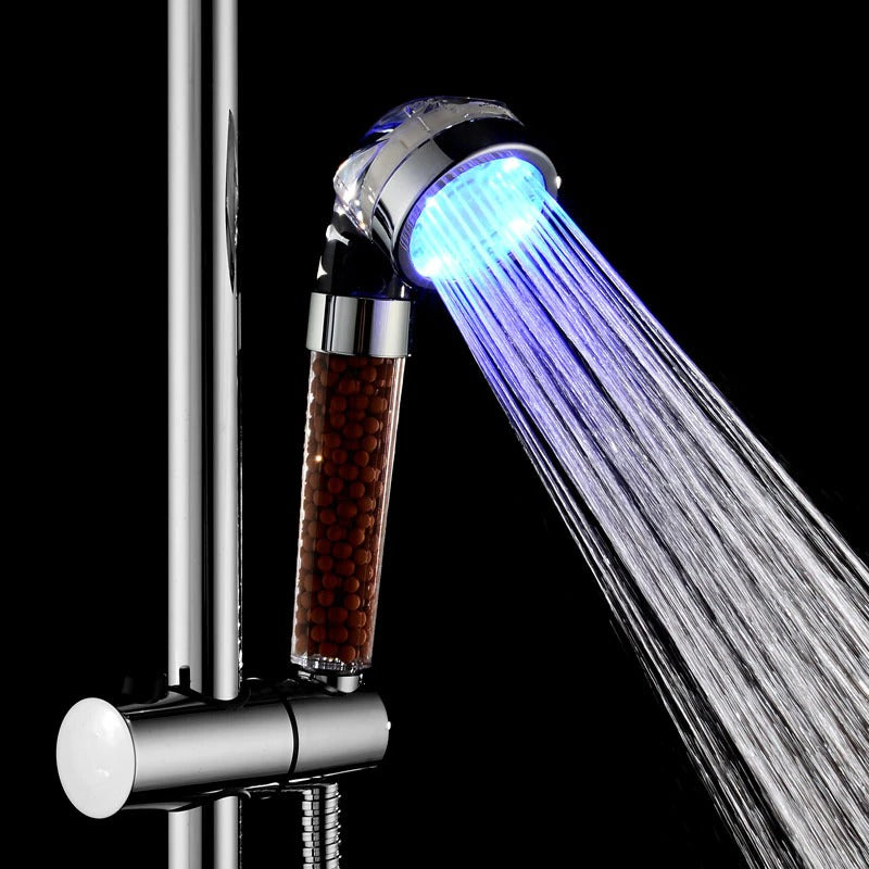 avichic™ LED Ionic Shower Head – High Pressure & Water Purifying