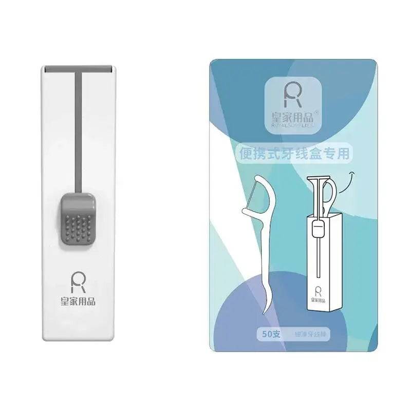 Portable Automatic Dental Floss Box Combo Set