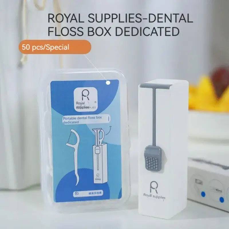 Portable Automatic Dental Floss Box Combo Set