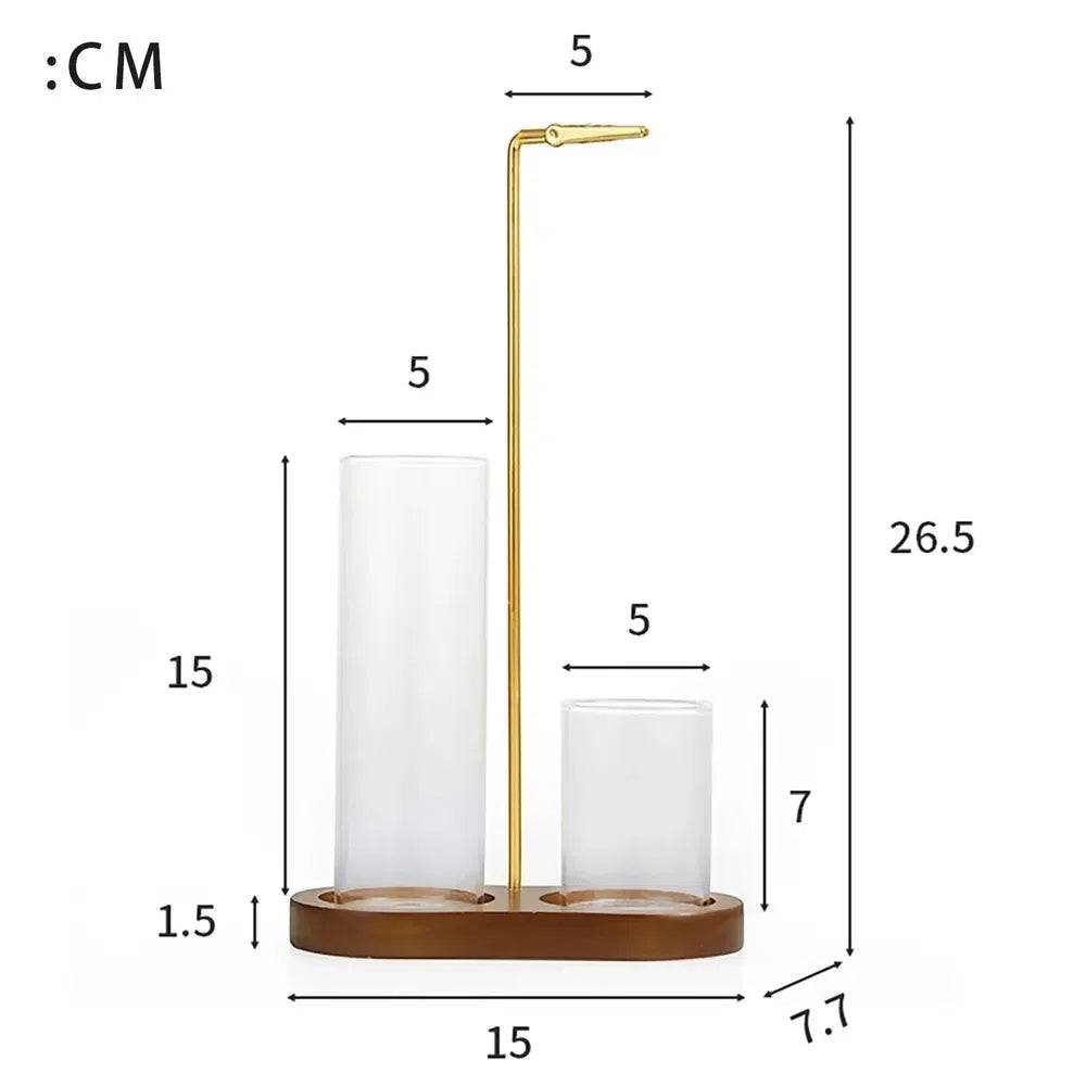 Elegant Glass Incense Holder with Ash Catcher