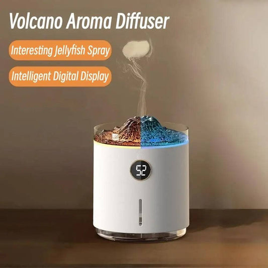 USB Charging Volcano Flame Aroma Diffuser