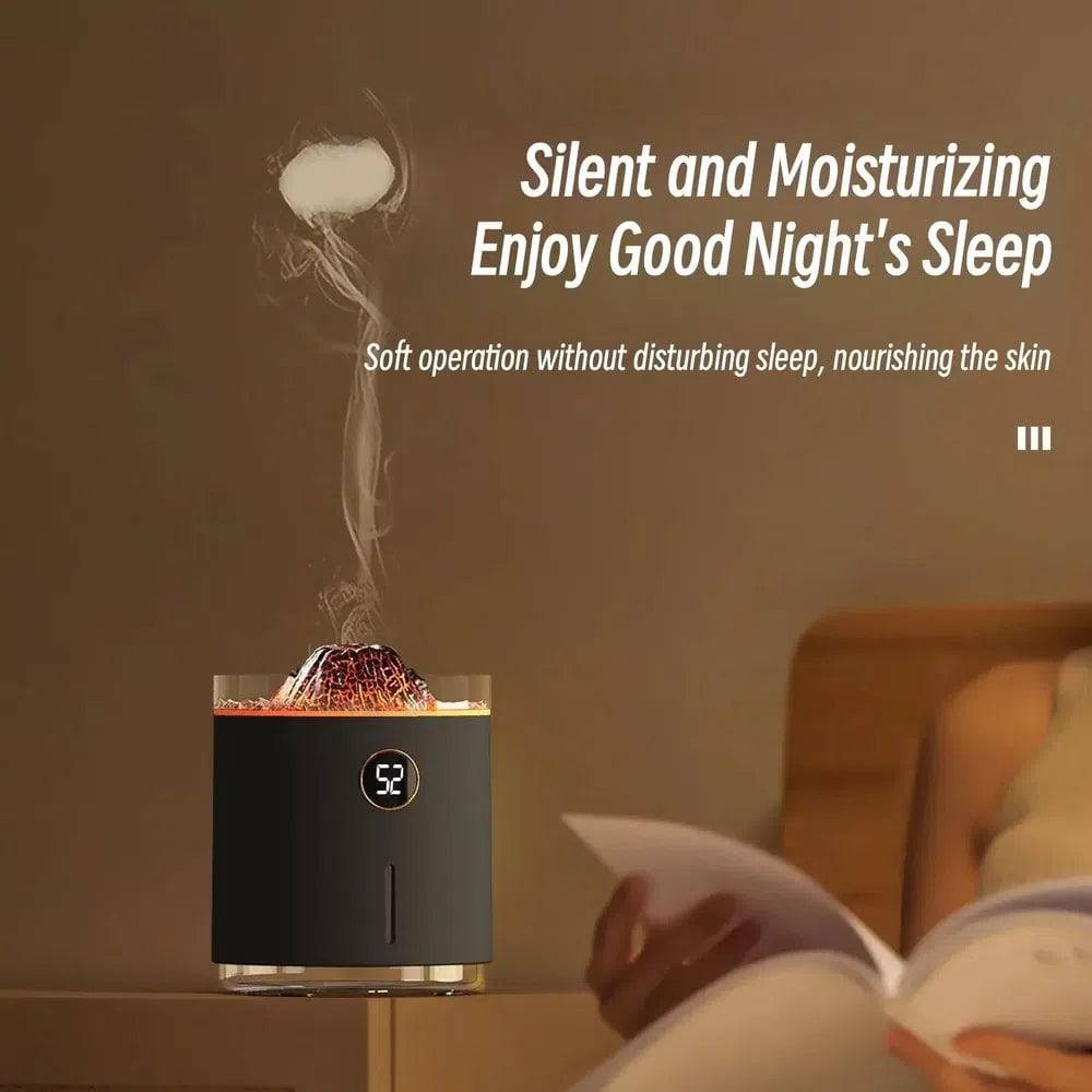 USB Charging Volcano Flame Aroma Diffuser