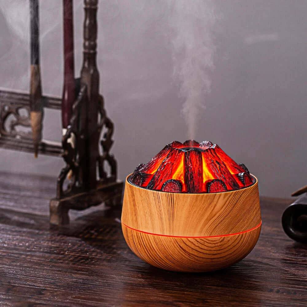 Artificial Charcoal Fire Air Humidifier Aroma Diffuser