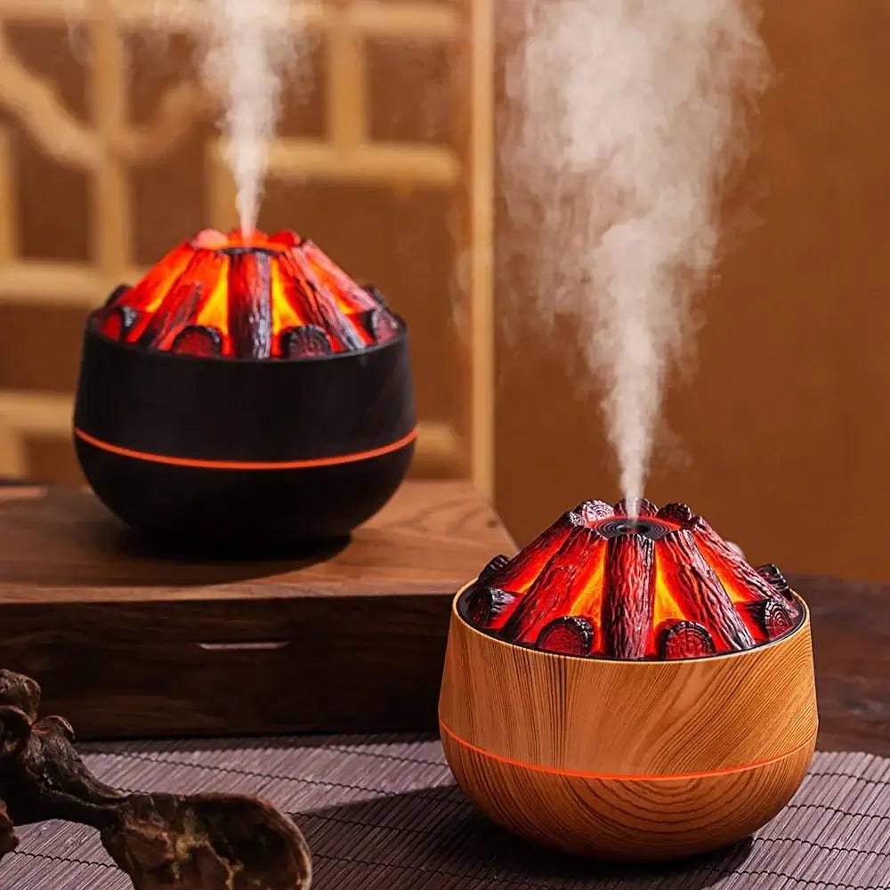 Artificial Charcoal Fire Air Humidifier Aroma Diffuser