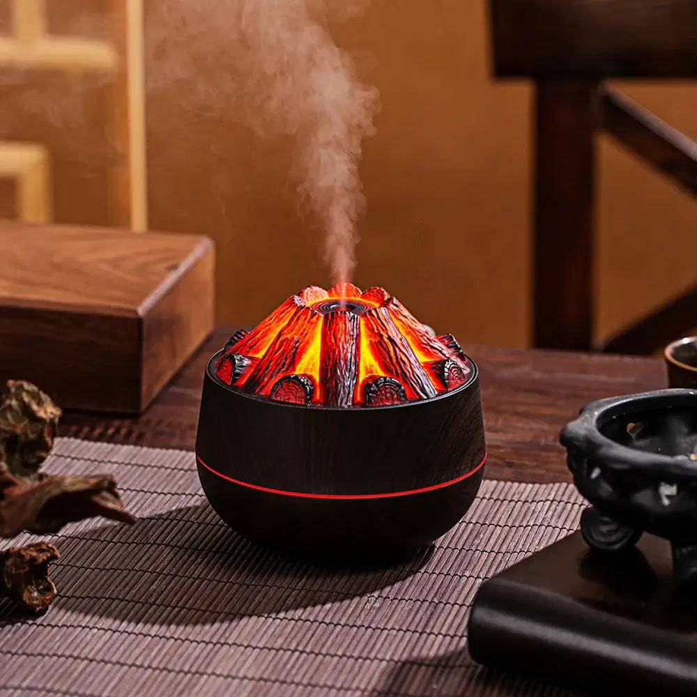 Artificial Charcoal Fire Air Humidifier Aroma Diffuser