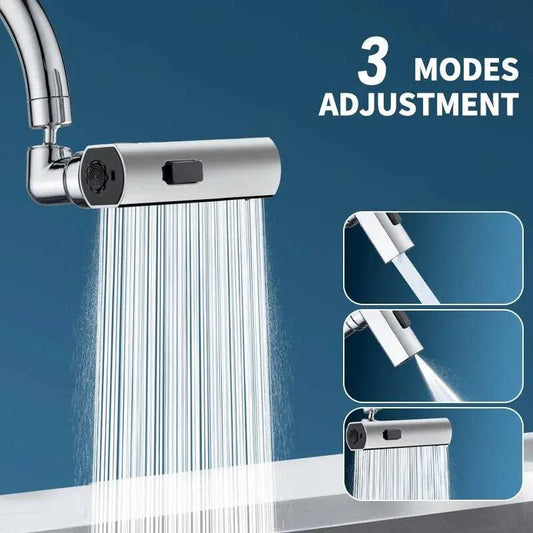 Three Mode Waterfall Faucet Extension Device