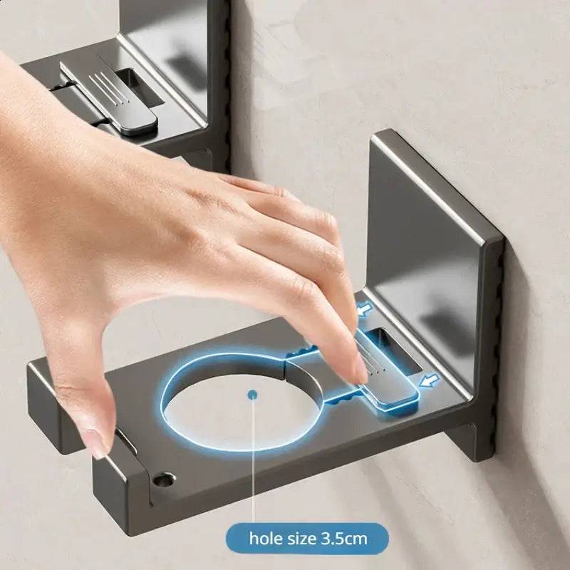 Universal Punch-Free Shower Gel Bottle Rack