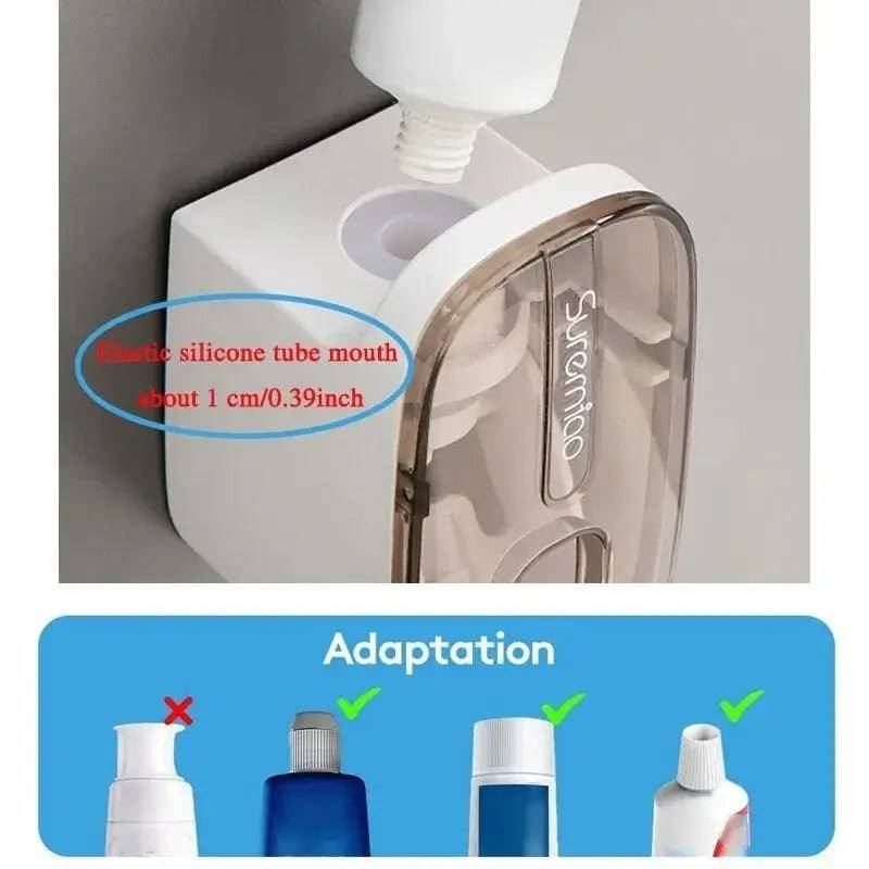 Automatic Toothpaste Dispenser with Wall Mount
