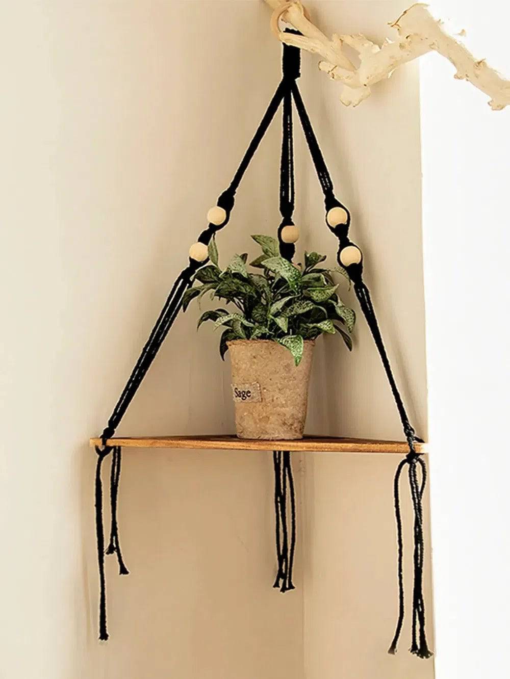 Boho Floating Wall Shelf