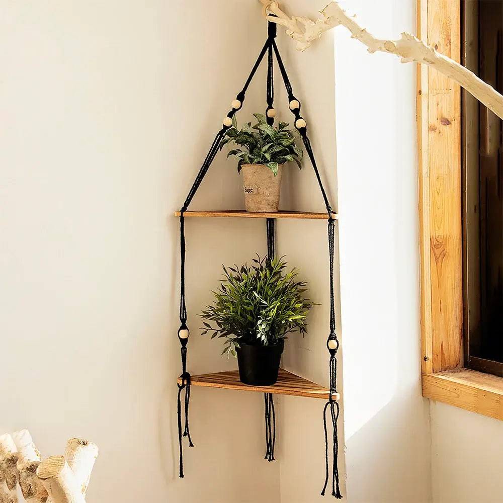 Boho Floating Wall Shelf