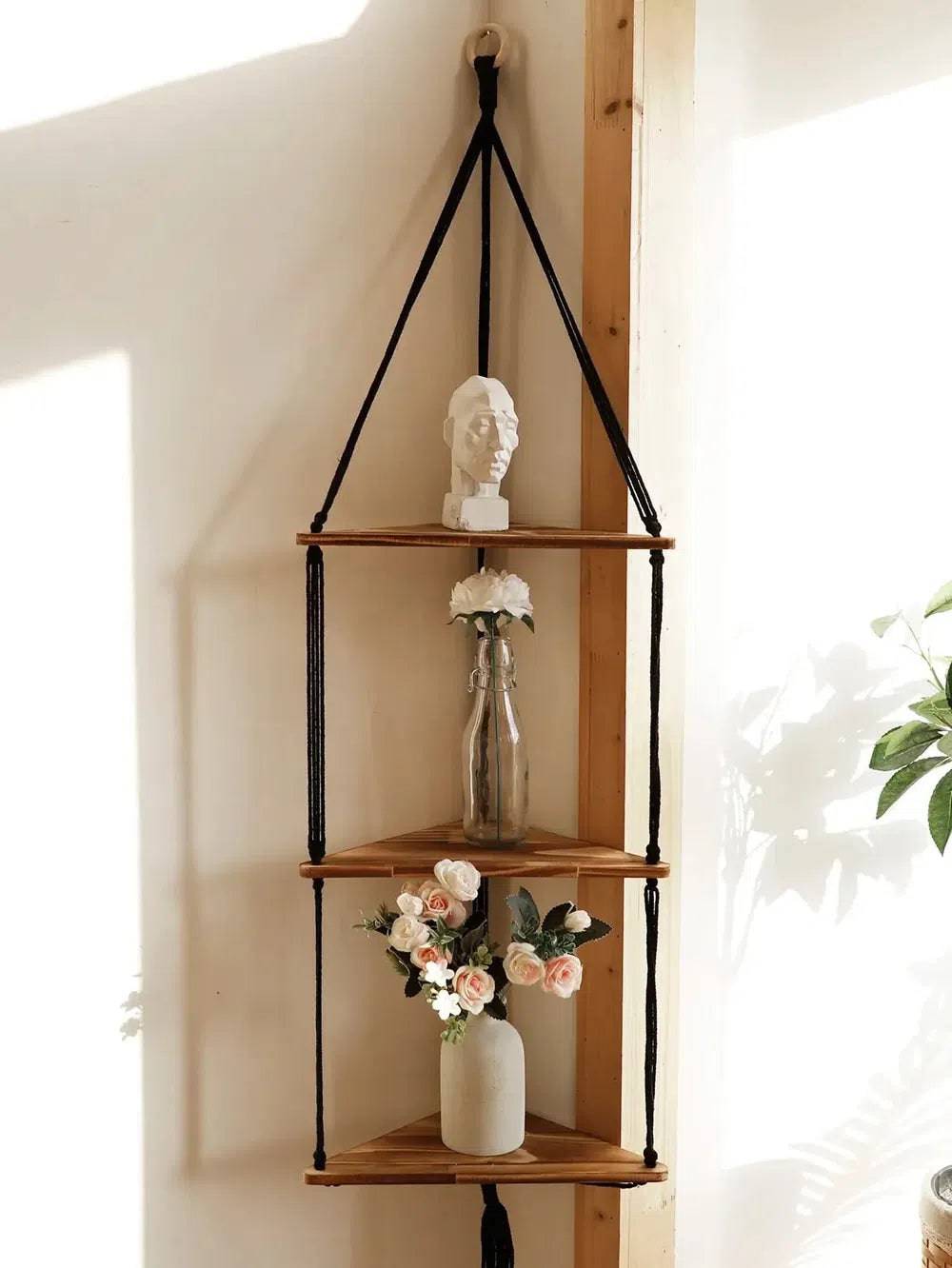 Boho Floating Wall Shelf