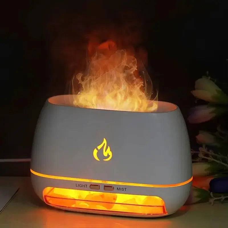 Mini Ultrasonic Flame Aroma Diffuser