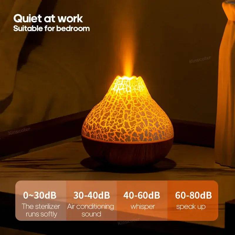Volcano Air Humidifier with LED Nightlight