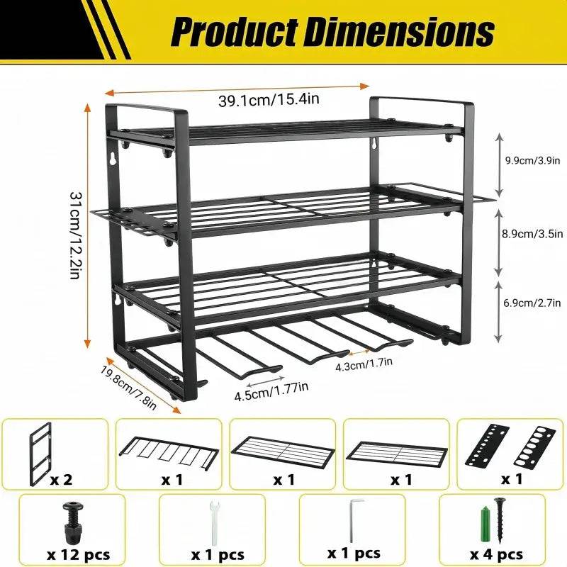 Heavy Metal Tool Organising Rack