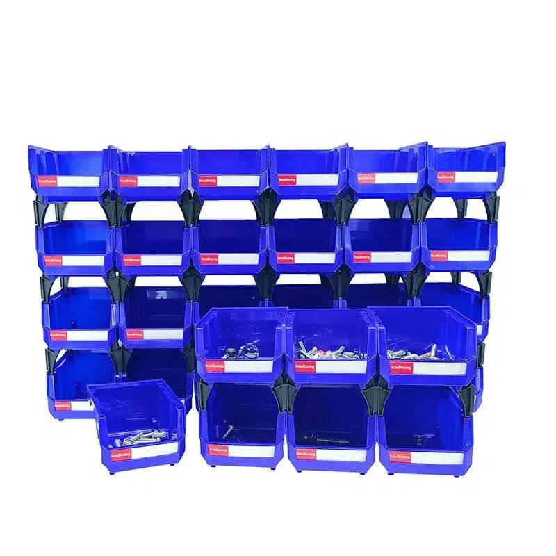 Stackable Heavy Duty Plastic Storage Bins