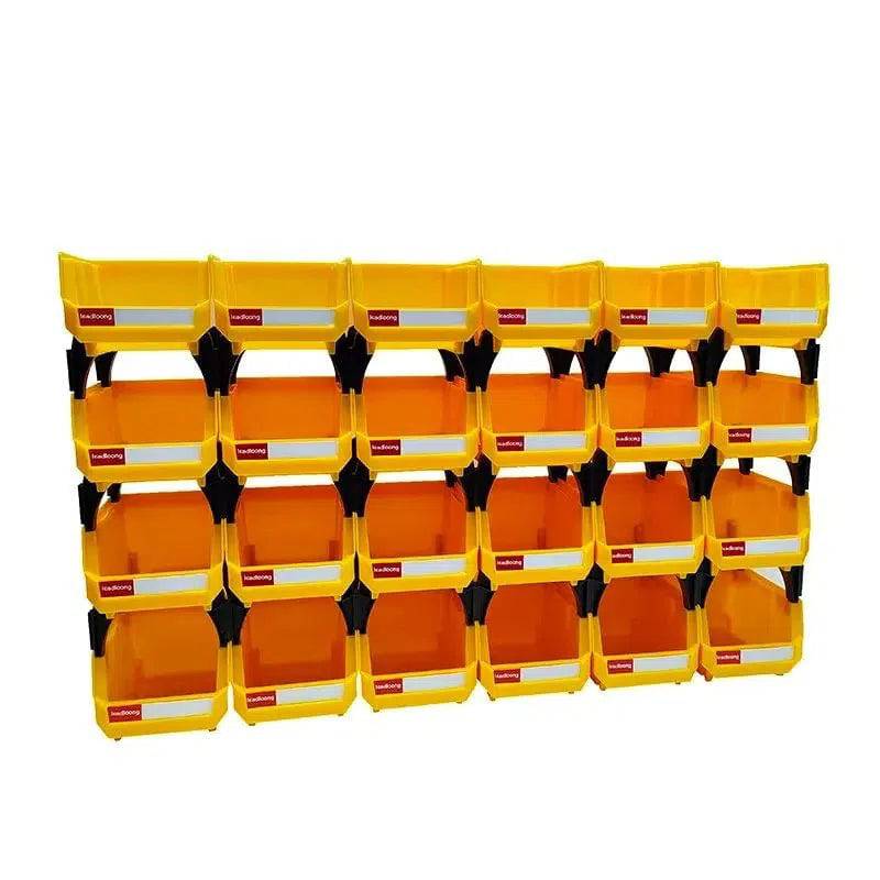Stackable Heavy Duty Plastic Storage Bins