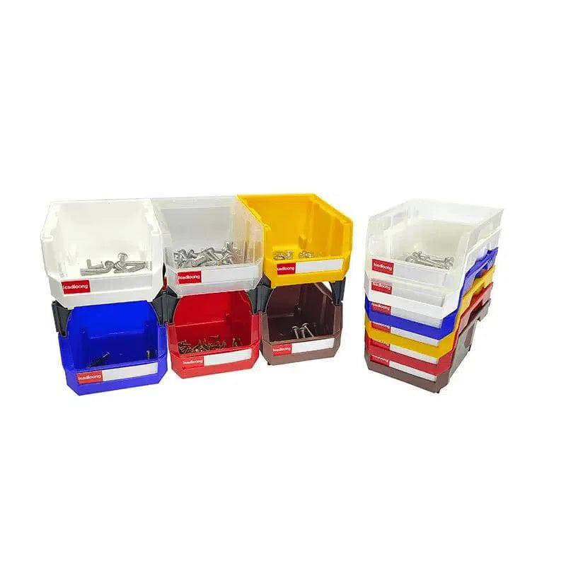 Stackable Heavy Duty Plastic Storage Bins