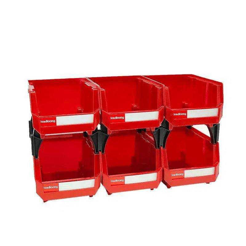 Stackable Heavy Duty Plastic Storage Bins