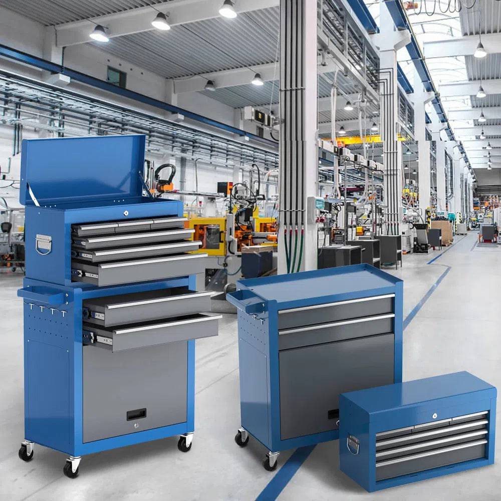 Large 8 Drawers Tool Rolling Chest