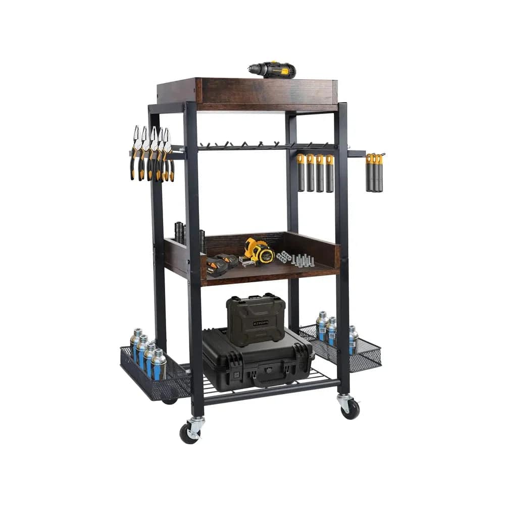 Vintage Industrial Tool Organiser Cart