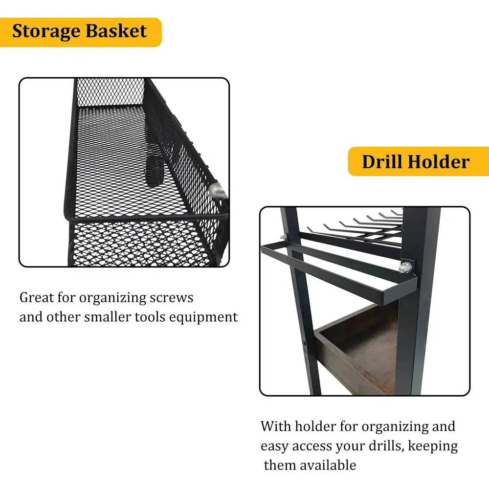 Vintage Industrial Tool Organiser Cart