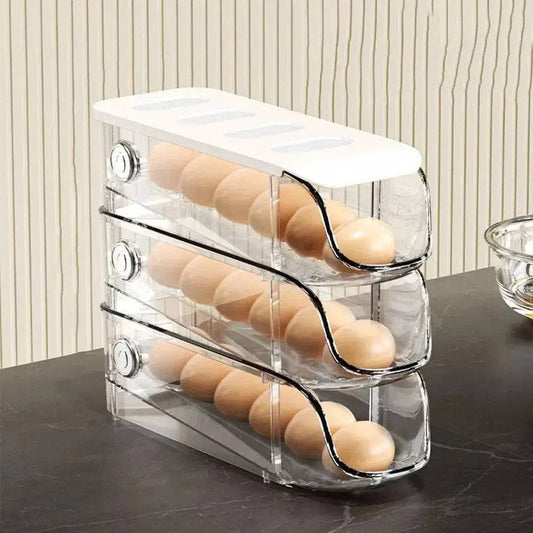 Stacking Rolling Egg Storage Dispenser