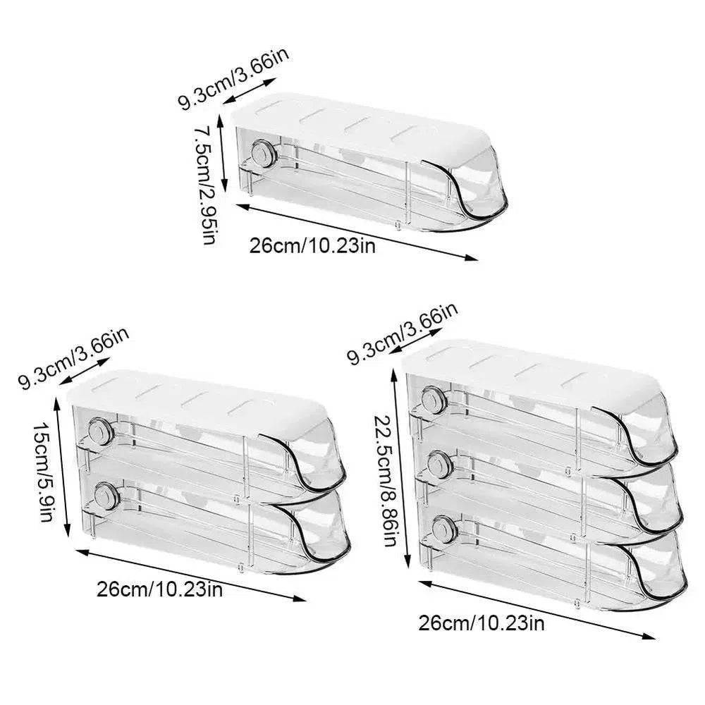 Stacking Rolling Egg Storage Dispenser