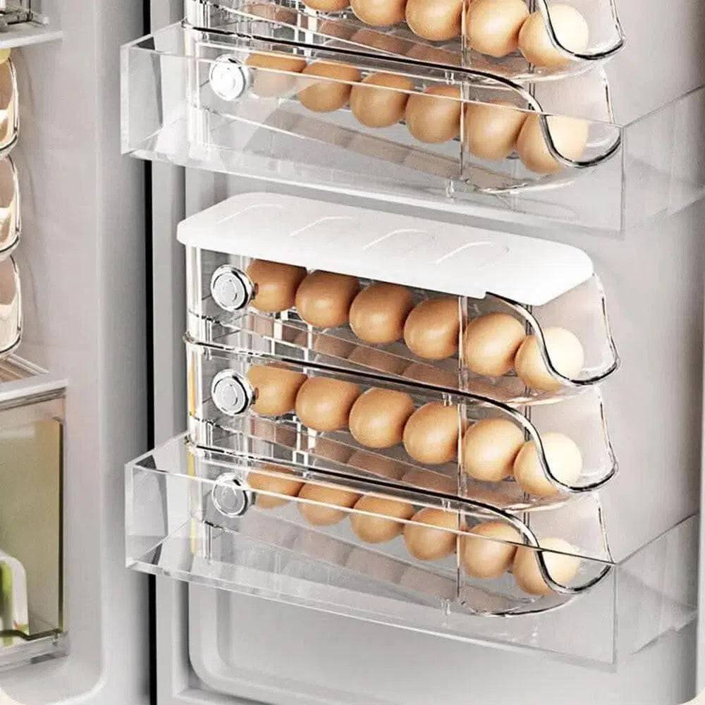 Stacking Rolling Egg Storage Dispenser
