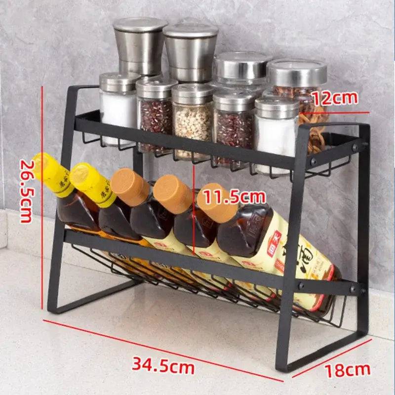Multi-Layer Spice Rack Organiser