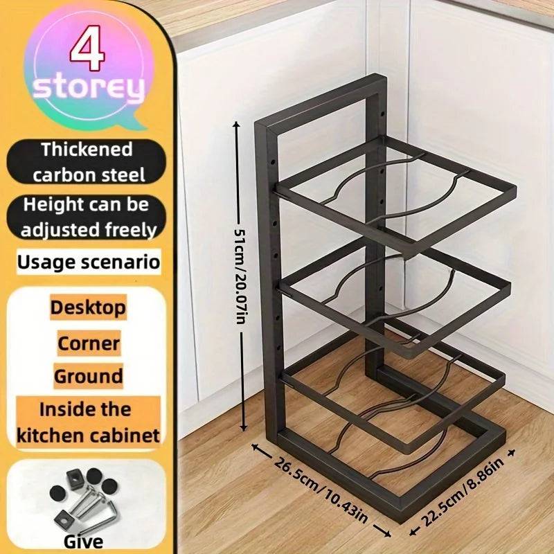 Adjustable Pot Rack Organiser