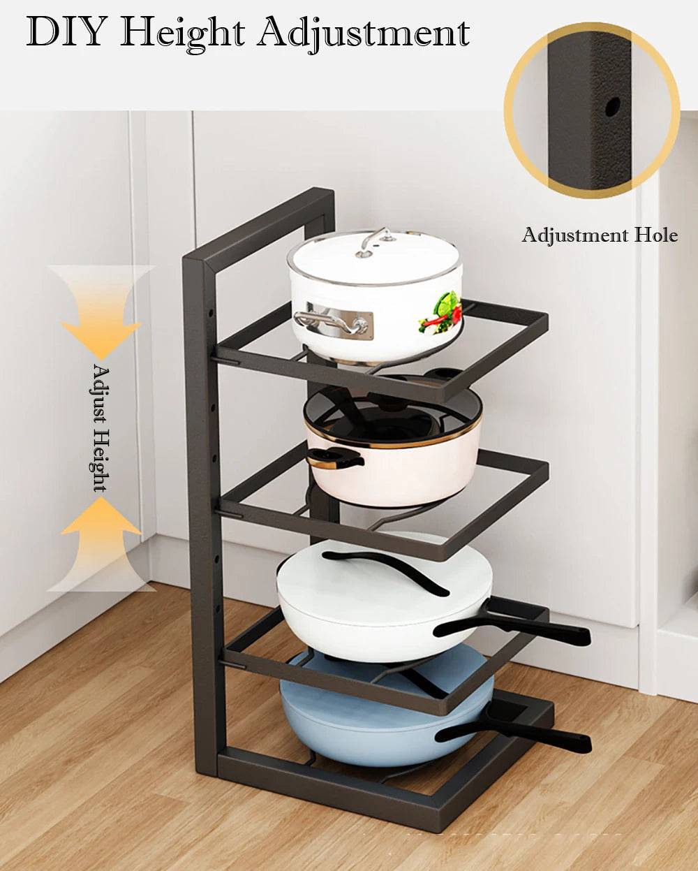 Adjustable Pot Rack Organiser