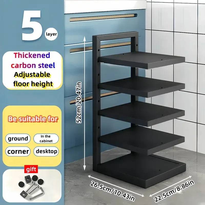 Adjustable Pot Rack Organiser