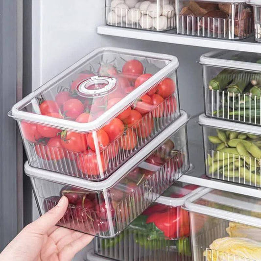 Versatile Refrigerator Storage Box with Lid