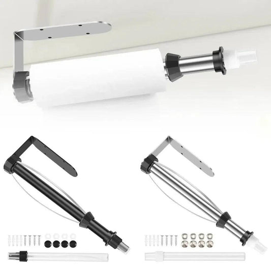Stainless Steel Paper Towel Holder with Spray Bottle